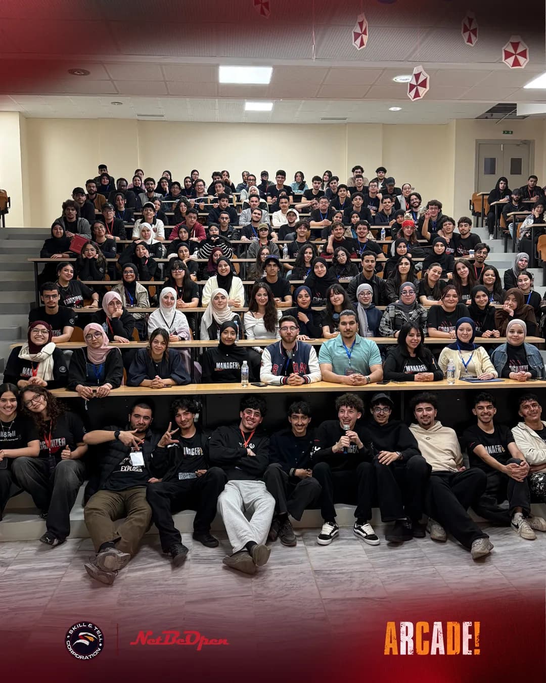 The full room of ARCADE 2025 participants