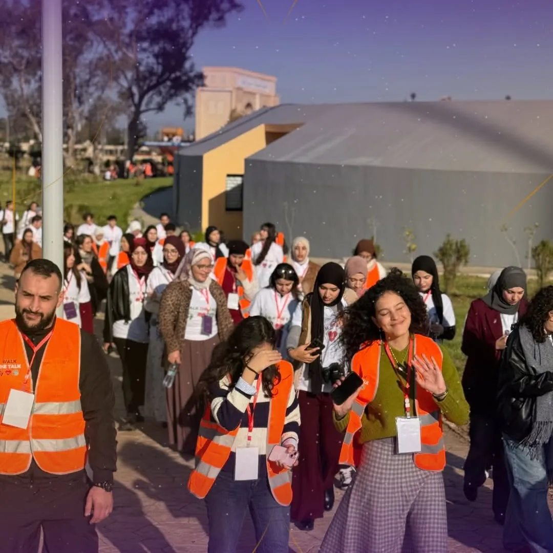 EUNOIA participants walking across the ENSIA campus