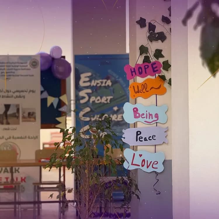 EUNOIA decorations: hope, well-being, peace and love